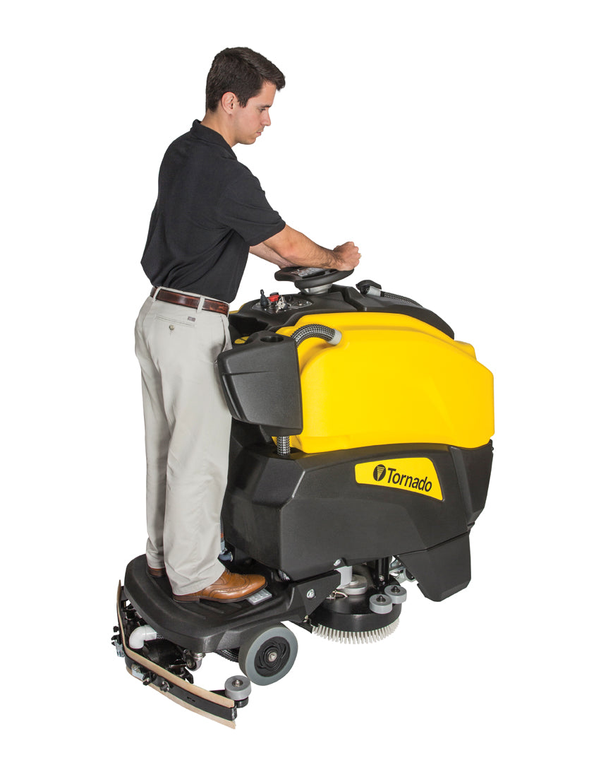 Stand-up/Ride-on Scrubber, BDSO 27/28, Scrubber Only, Batteries Sold Separately