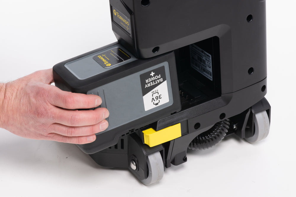Tornado Strike Dual Motor Battery Upright With Tools ***Requires (1) K24450750 battery & (1) K2445030 charger