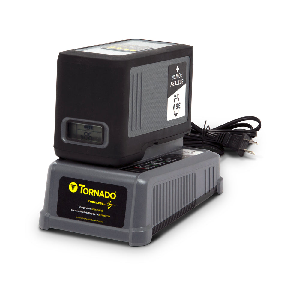 Tornado Strike Dual Motor Battery Upright With Tools ***Requires (1) K24450750 battery & (1) K2445030 charger