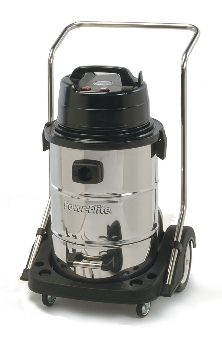 2 MOTOR 20 GALLON WET DRY 15A VACUUM STAINLESS STEEL TANK