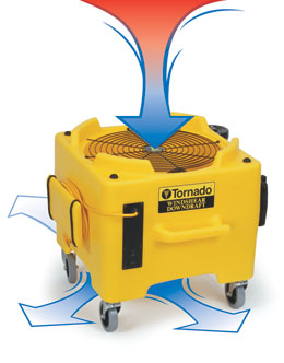 Tornado Windshear Downdraft Dryer