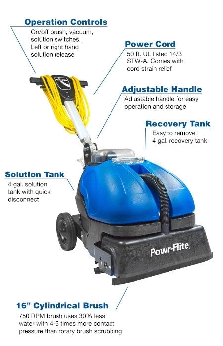 16 IN CYLINDRICAL MICRO SCRUBBER