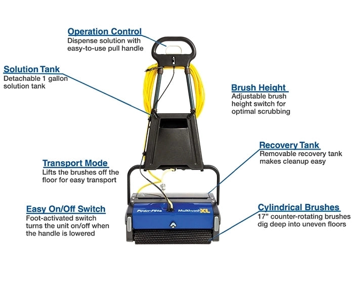 MULTIWASH 18IN MULTI-SURFACE SCRUBBER