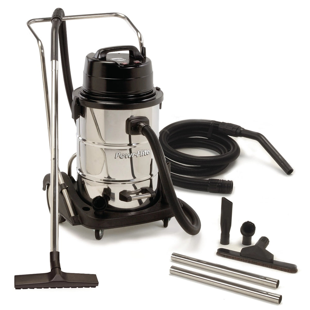 2 MOTOR 20 GALLON WET DRY 15A VACUUM STAINLESS STEEL TANK
