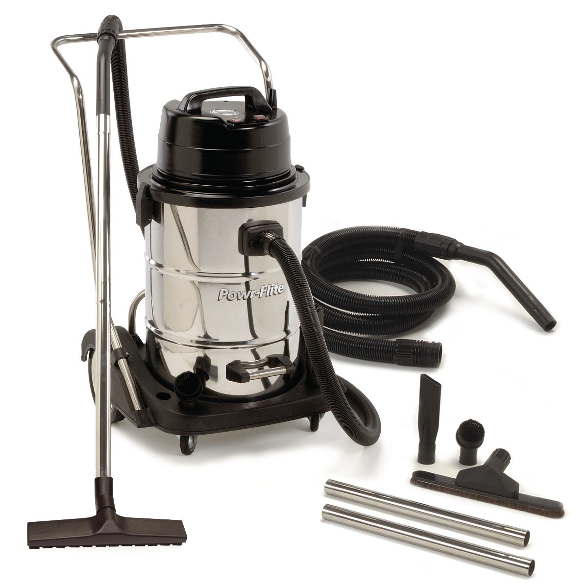 2 MOTOR 20 GALLON WET DRY 15A VACUUM STAINLESS STEEL TANK